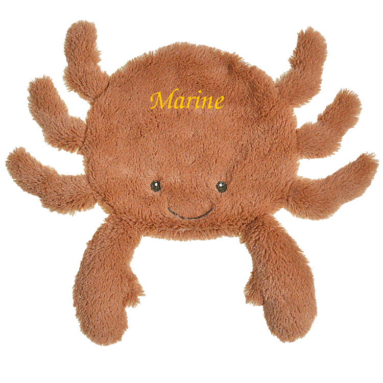 - chris the crab - comforter orange 30 cm 